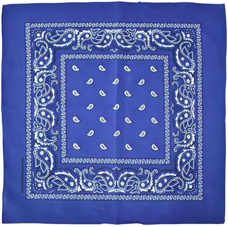 Unisex 7AGAT bandana and head scarf with versatile uses as a face cover, neck wrap, and handkerchief, made from lightweight fabric.