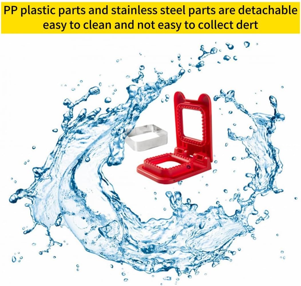 Fun Sandwich Cutter & Sealer, 2-in-1 Easy Lunchbox Tool for Kids & Family Snacks