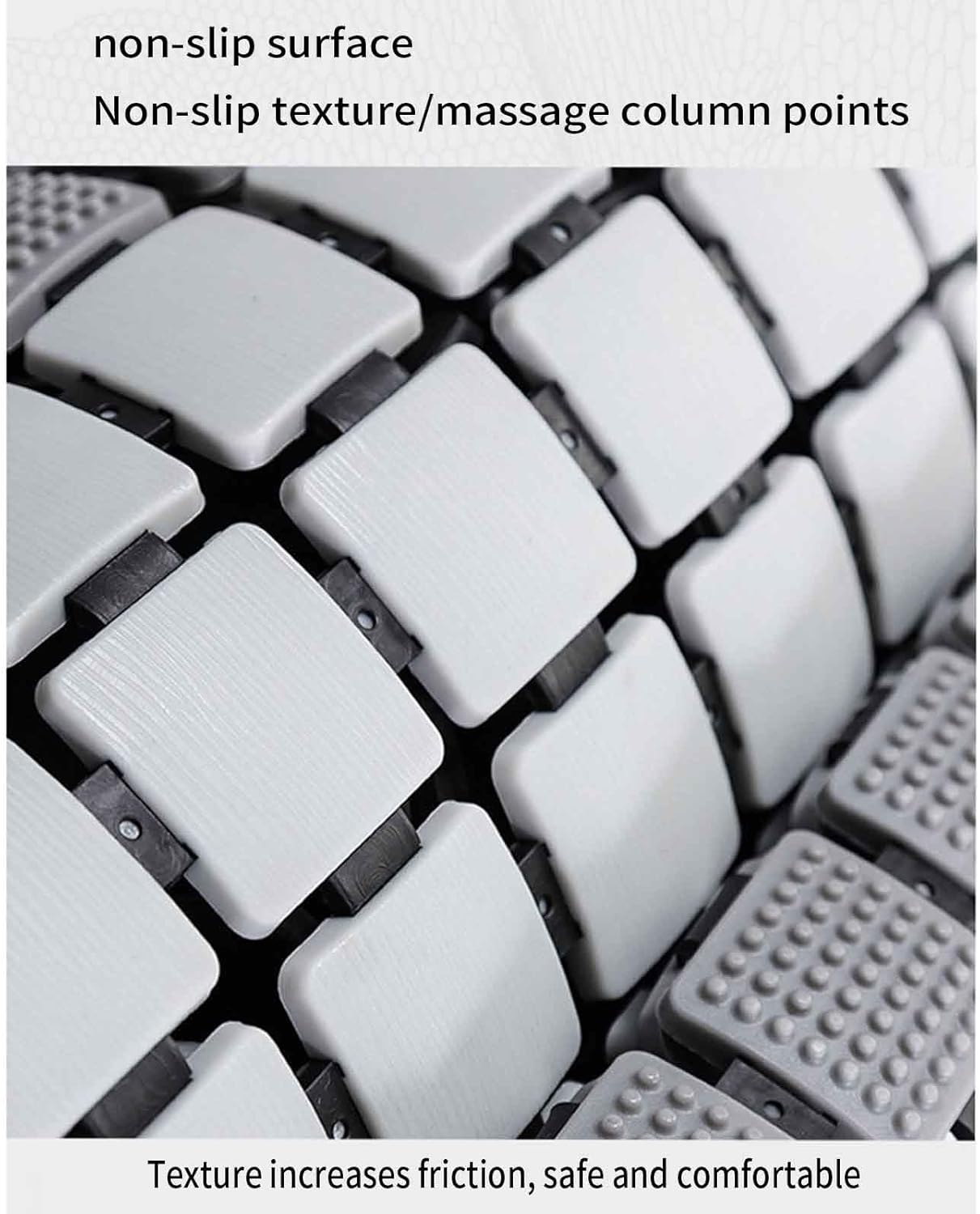 Premium PVC Plastic Anti-Slip Bath Mat, 70x38 cm, Non-Toxic, Quick-Drying, Suction Cups, Shower and Tub Safety