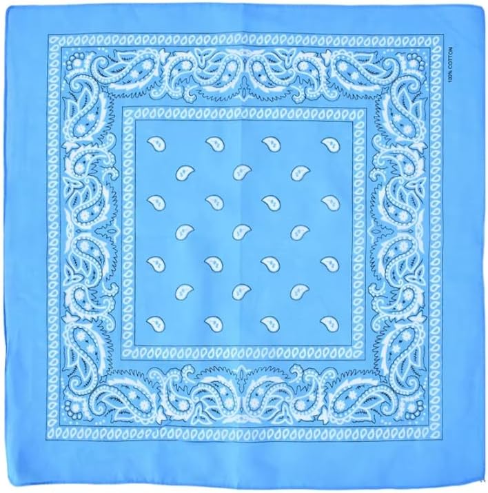 Unisex 7AGAT bandana and head scarf in vibrant fabric, versatile for neck, face, or head covering, with stylish pattern.