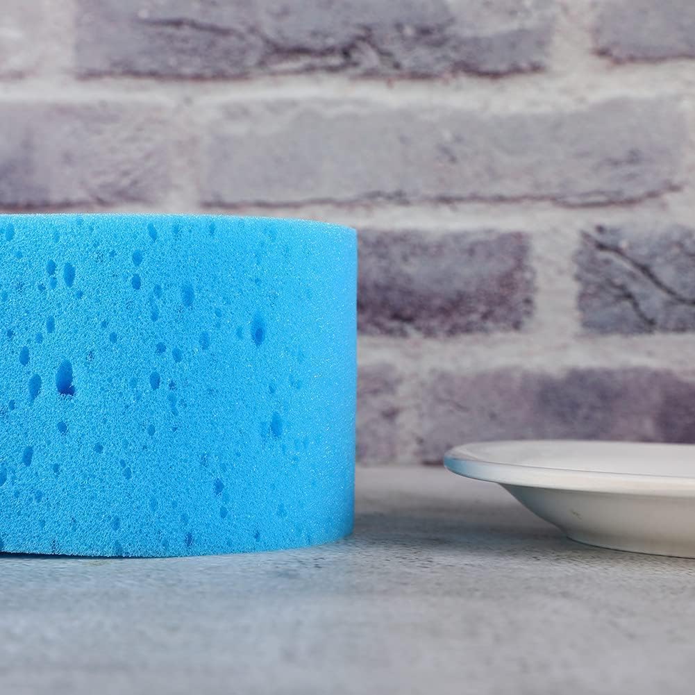 7AGAT large multi-use car wash sponge with high foam, 6cm thick, suitable for cleaning cars, bikes, boats, and household surfaces