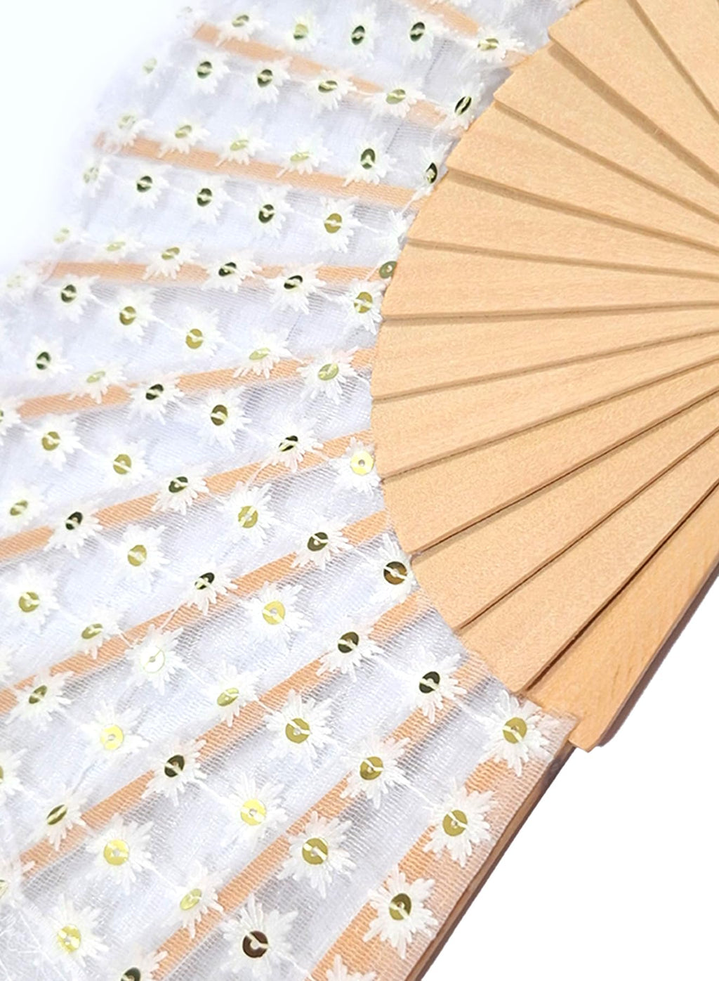 7AGAT bamboo silk handheld fan with intricate designs, perfect for weddings, dancing, and party decorations.
