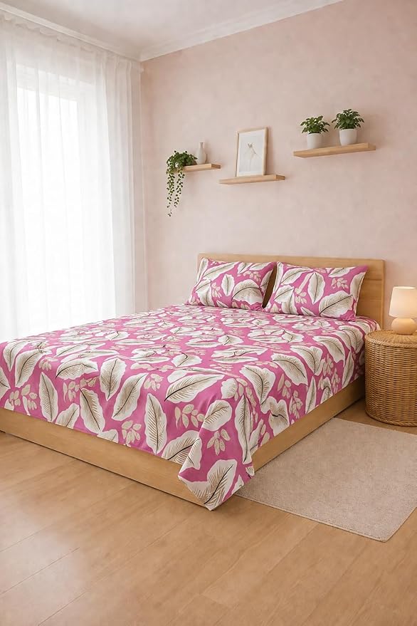 7AGAT bed sheet set with pillowcases, soft and comfortable bedding for restful sleep, machine washable and easy to care for.