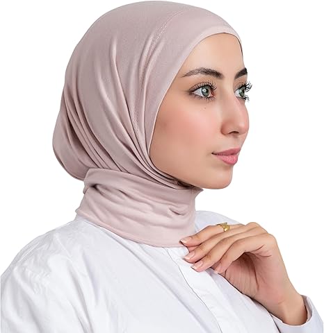 Kuwait Hijab Bonnet Cap by 7AGAT, soft stretch fabric inner hijab cap, breathable lightweight scarf for daily wear