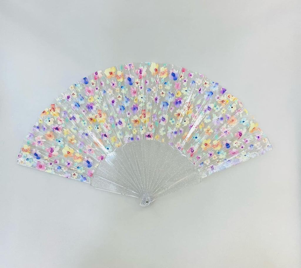 7AGAT classic Chinese style folding hand fan with intricate patterns, suitable for line dance and popping performance.
