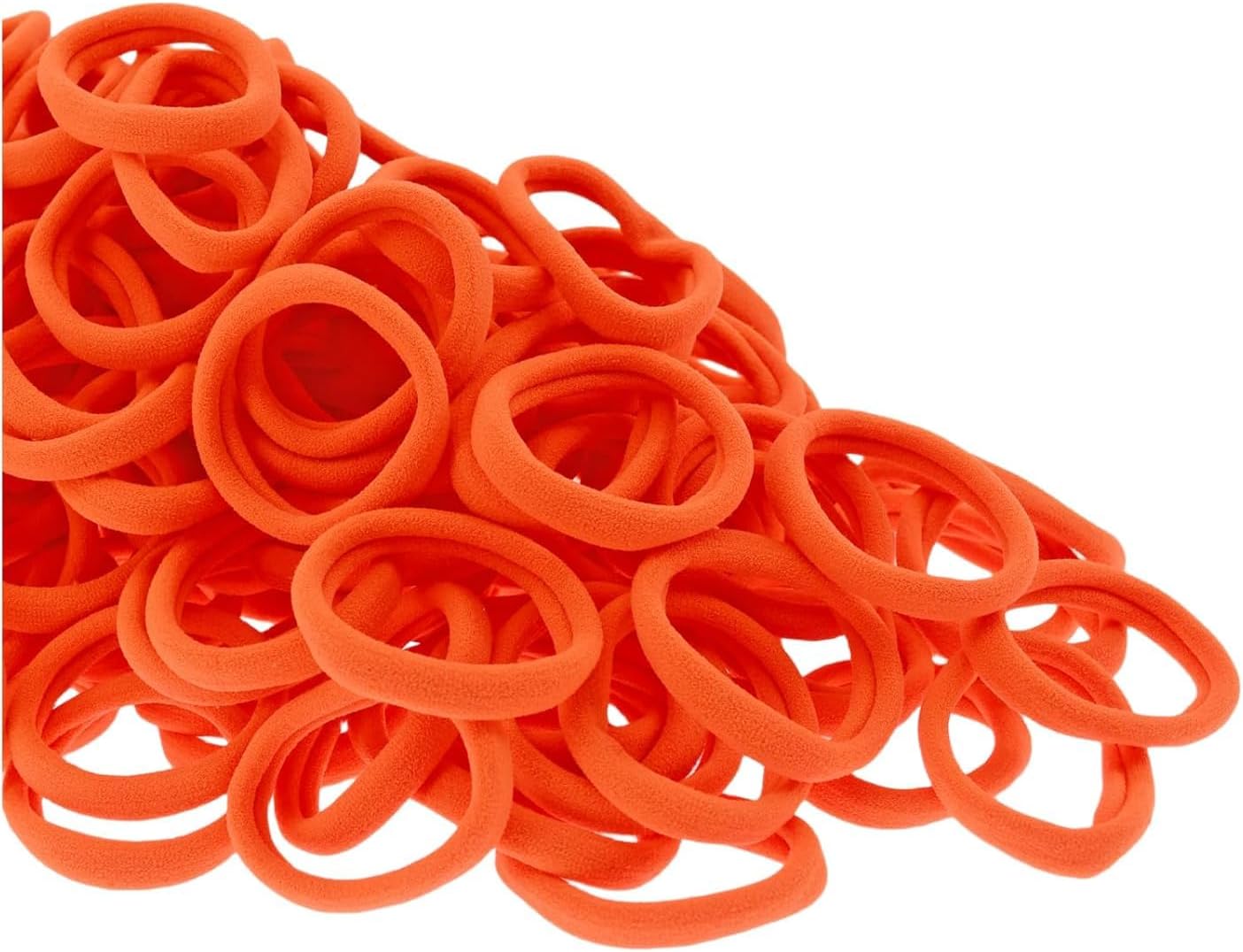 7AGAT seamless thick hair bands for women, cotton elastic ponytail holders with no damage, suitable for thick hair.