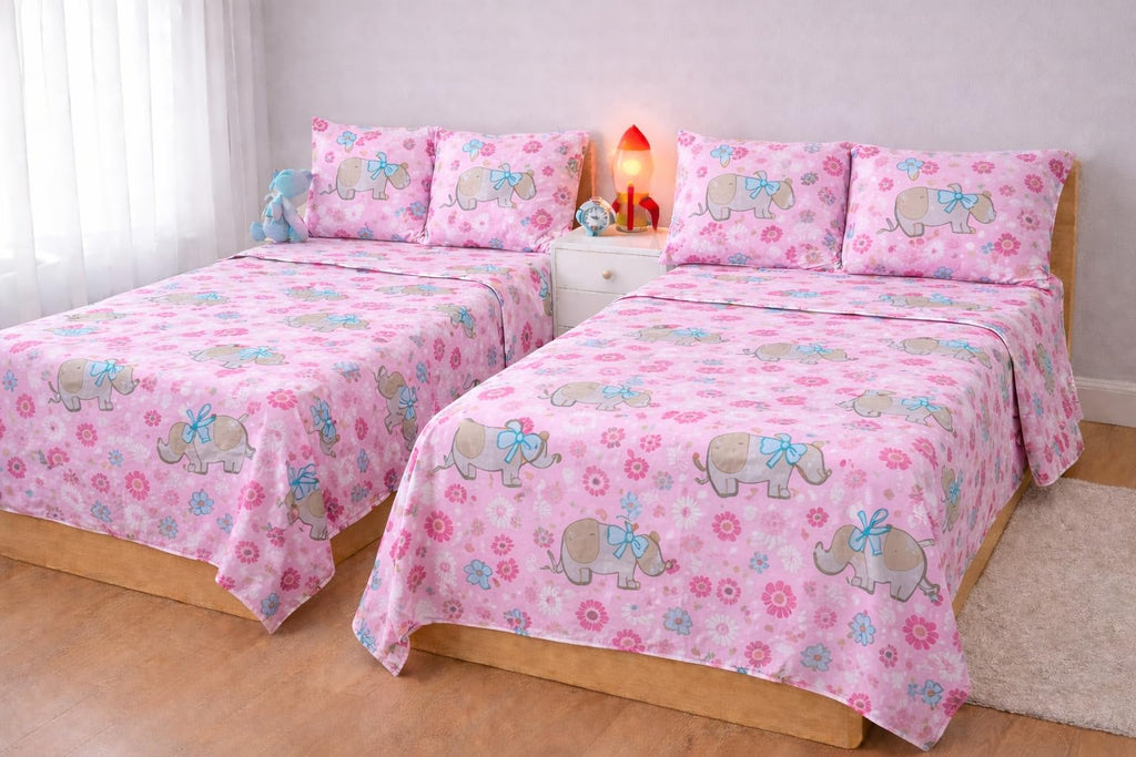 Soft 7AGAT sheet and pillowcase set with breathable fabric, durable, easy care, complete bedding for everyday comfort.