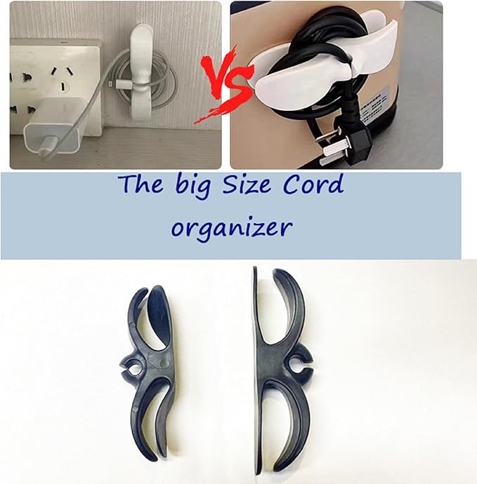 7AGAT Shopping kitchen cord organizer stick-on for appliances, cable management, ideal for new home or apartment kitchen organization.