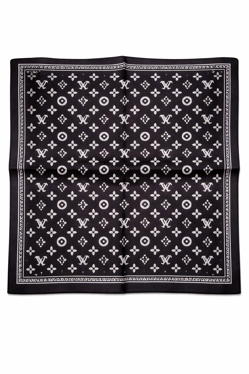 Unisex 7AGAT bandana with versatile use as head scarf, neck wrap, face cover, or handkerchief, made of soft fabric.