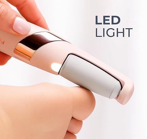 USB Rechargeable Electric Foot File with 2 Speeds for Heel Callus Removal – Portable Size