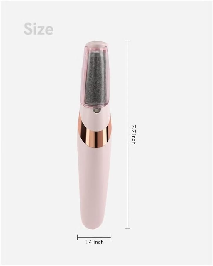 USB Rechargeable Electric Foot File with 2 Speeds for Heel Callus Removal – Portable Size