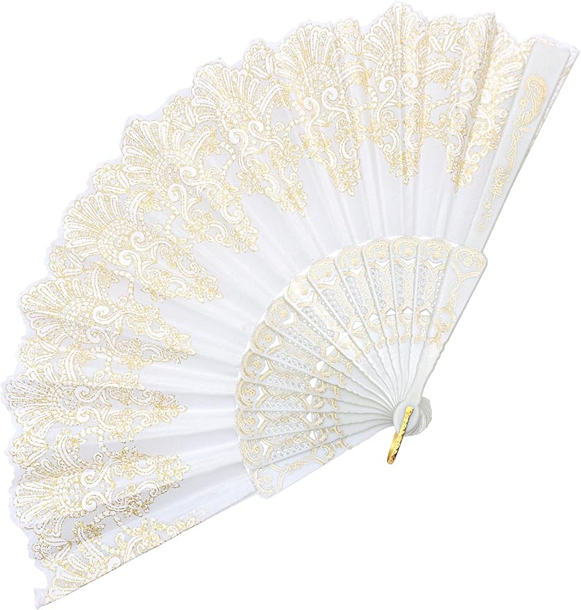 modern foldable acrylic tabletop hanging mobile fan, compact hand fan with sleek design for home decor and personal cooling