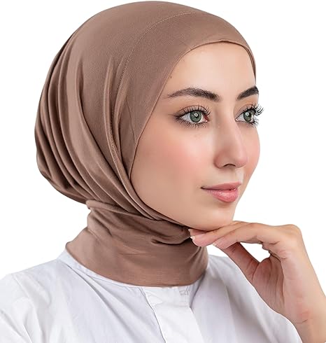 Kuwait Hijab bonnet cap by 7AGAT featuring soft stretch fabric, breathable lightweight inner hijab cap for daily wear.