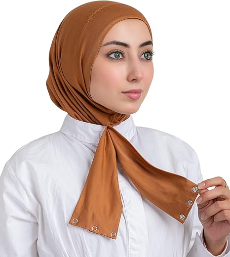Kuwait Hijab Bonnet Cap by 7AGAT, soft stretch fabric, breathable lightweight inner hijab cap for daily wear.