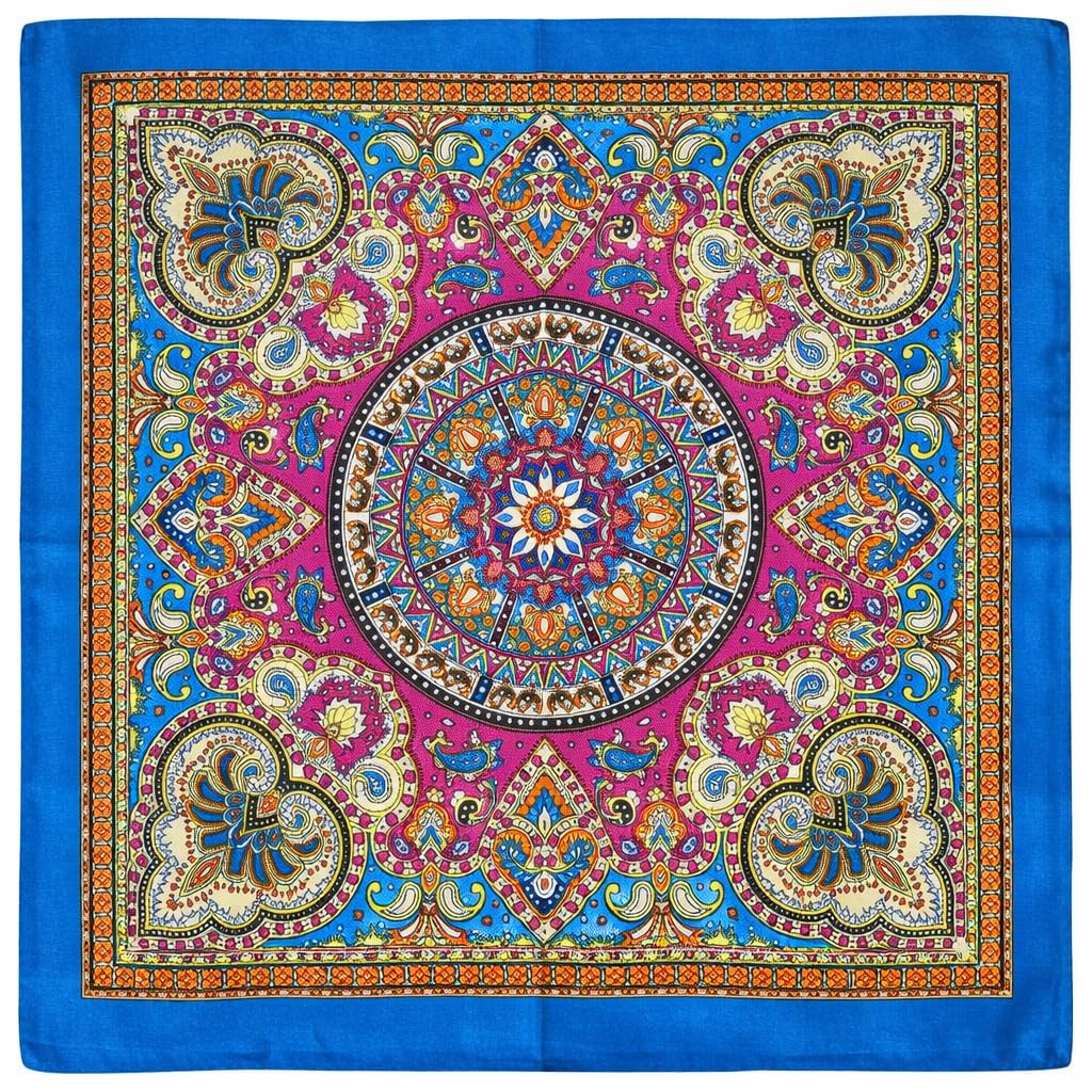 Unisex 7AGAT bandana in vibrant fabric, versatile head scarf, neck wrap, face cover, or handkerchief with stylish design.