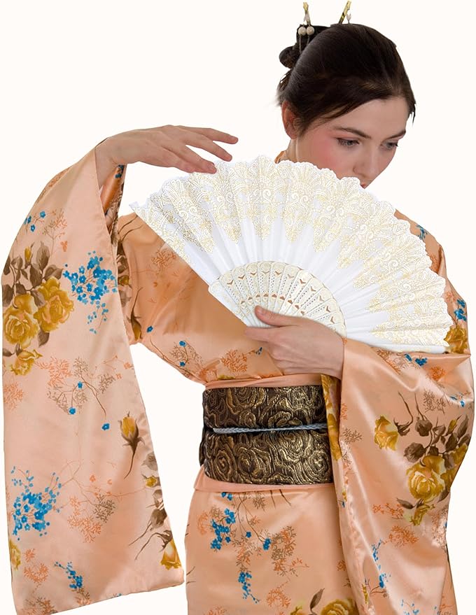 7AGAT modern foldable acrylic tabletop hanging mobile hand fan, stylish and functional decor for home or office use.
