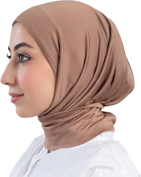 Kuwait Hijab Bonnet Cap by 7AGAT in soft stretch fabric, lightweight and breathable inner hijab cap for daily wear.