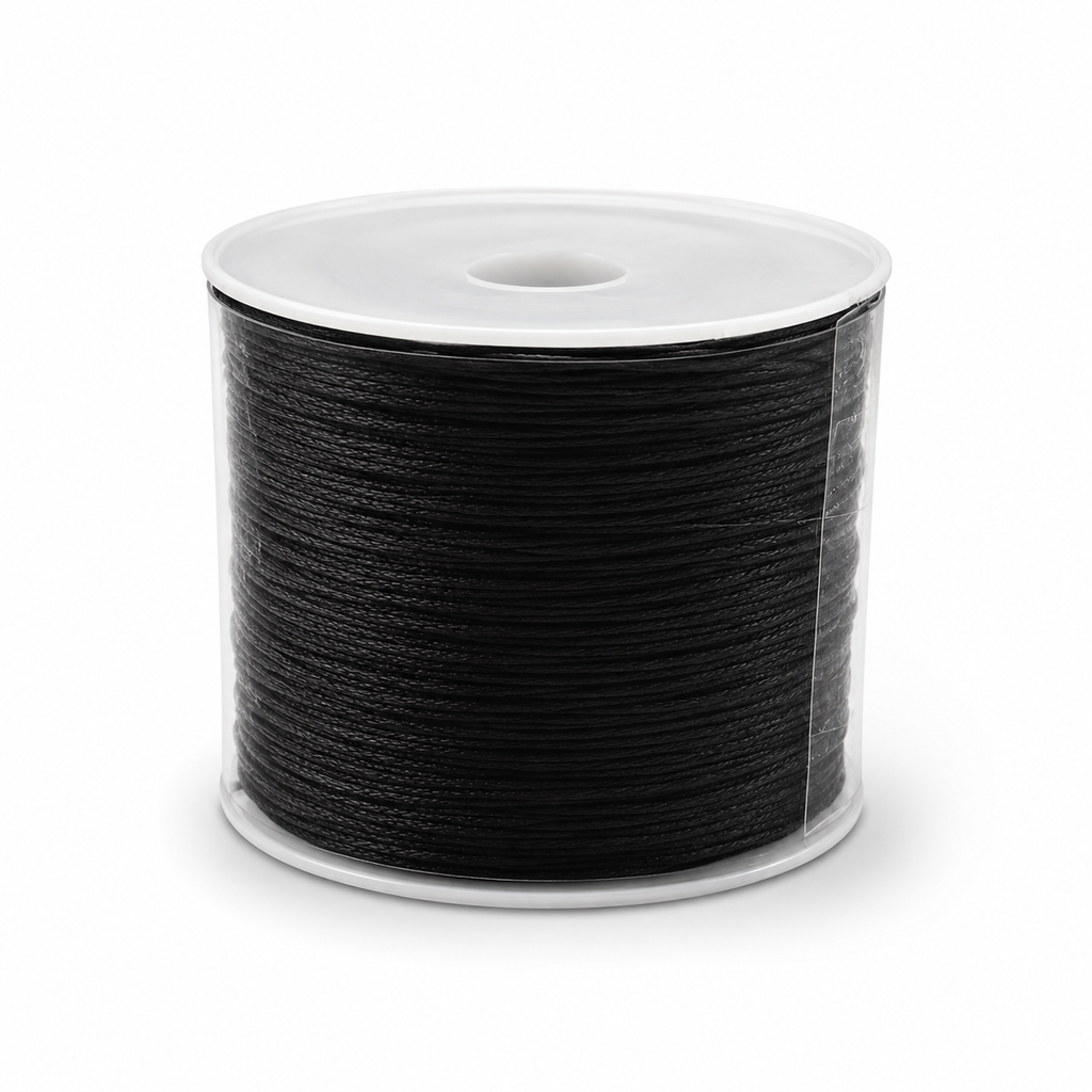 Nylon Thread Spool 0.5mm x 50m for Beading, Bracelets, Jewelry Making and DIY Crafts