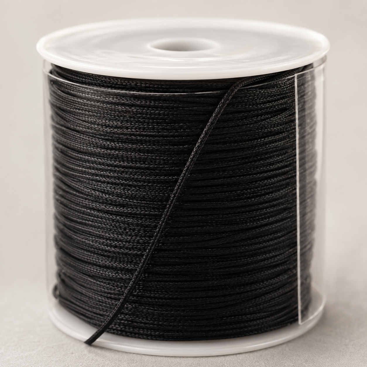 Nylon Thread Spool 0.5mm x 50m for Beading, Bracelets, Jewelry Making and DIY Crafts