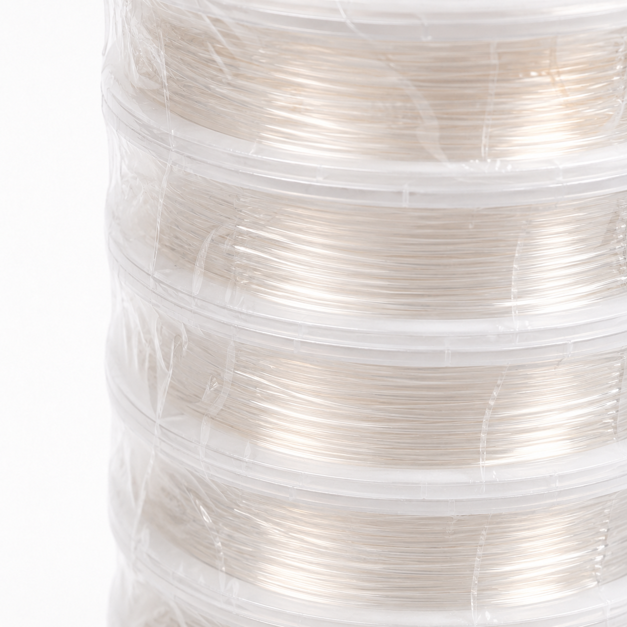 10 Pcs Clear Elastic Cord Sticks for Beads, Bracelets, Jewelry Making and DIY Crafts