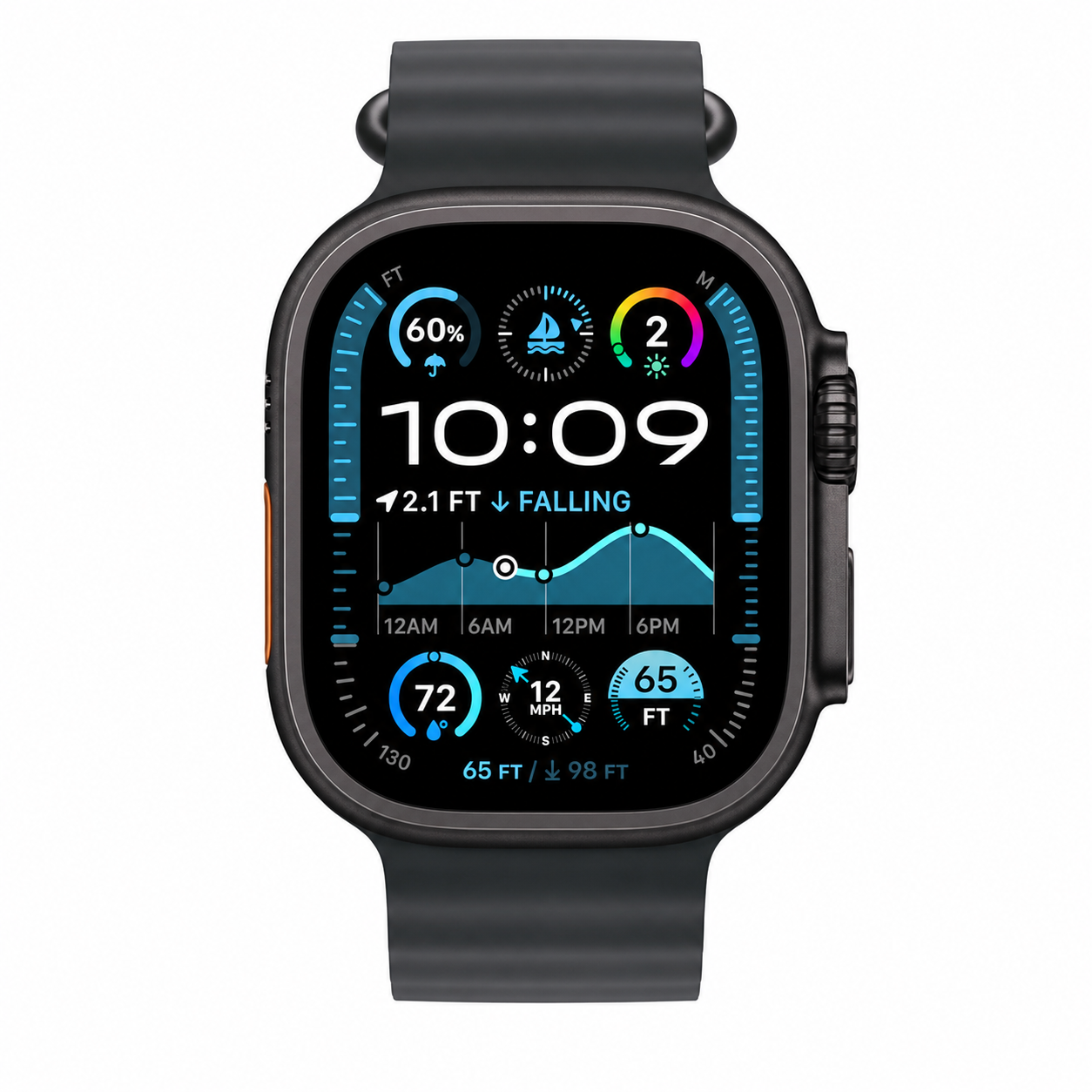 Silver W603 Ultra Smart Watch by 7AGAT with 2.01-inch display, water resistance, interchangeable bands, Bluetooth calling, and sports modes.