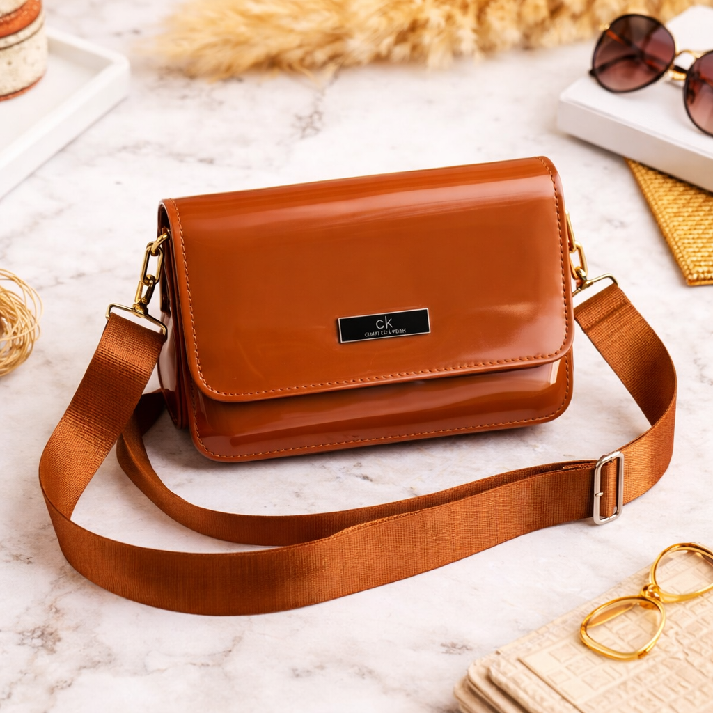 7AGAT women's handbag with shoulder and crossbody straps, stylish purse for casual and evening outings.