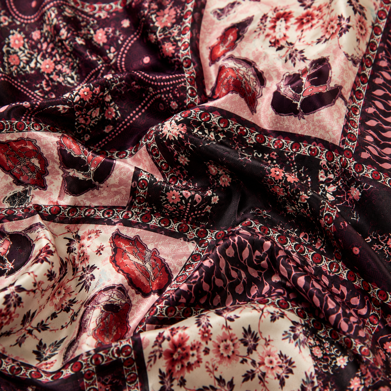 Women’s Printed Scarf, Soft Lightweight Multi-Use Head and Neck Scarf, 160 × 46 cm, Assorted Colors
