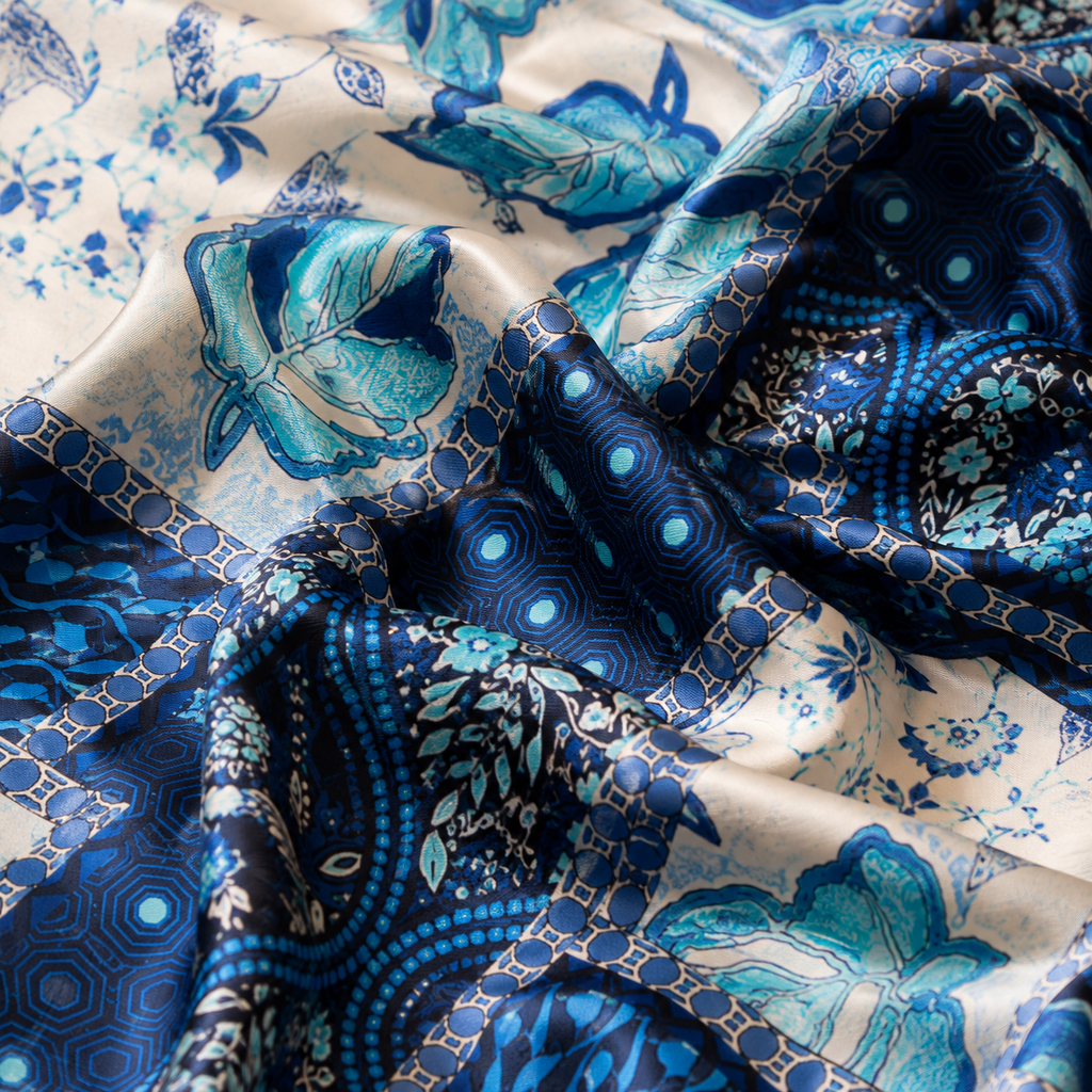 Women’s Printed Scarf, Soft Lightweight Multi-Use Head and Neck Scarf, 160 × 46 cm, Assorted Colors