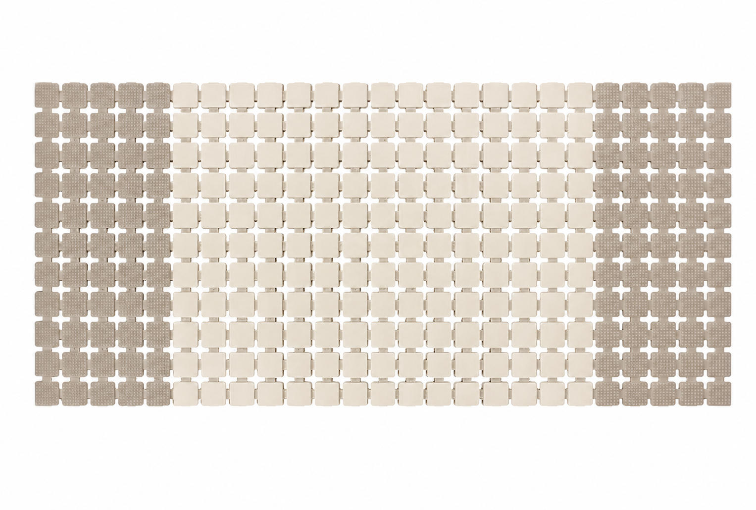 7AGAT premium PVC anti-slip bath rug with suction cups, quick-drying, non-toxic, 70x38 cm for shower and tub safety