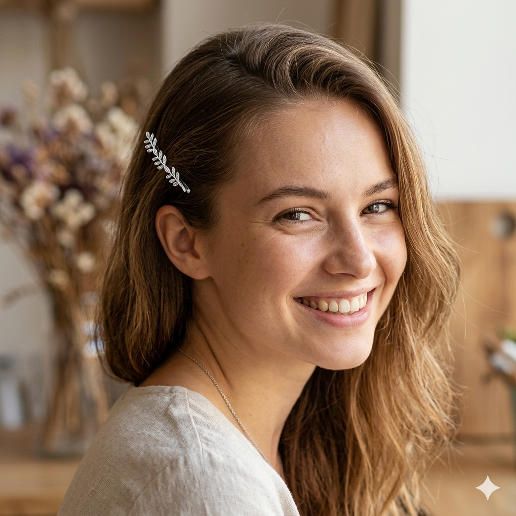 2Pcs Metal Hair Barrette Clips for Women and Girls, Elegant Hair Accessories for Daily Wear, Parties, and Special Occasions