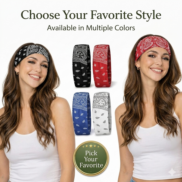 Cotton headband by 7AGAT, breathable and versatile for men and women, suitable for sports, outdoor activities, and daily wear.