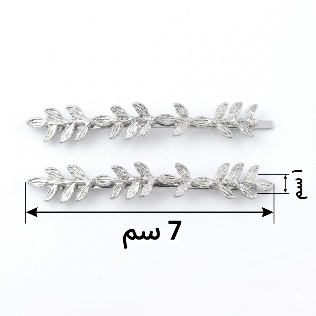 2Pcs Metal Hair Barrette Clips for Women and Girls, Elegant Hair Accessories for Daily Wear, Parties, and Special Occasions