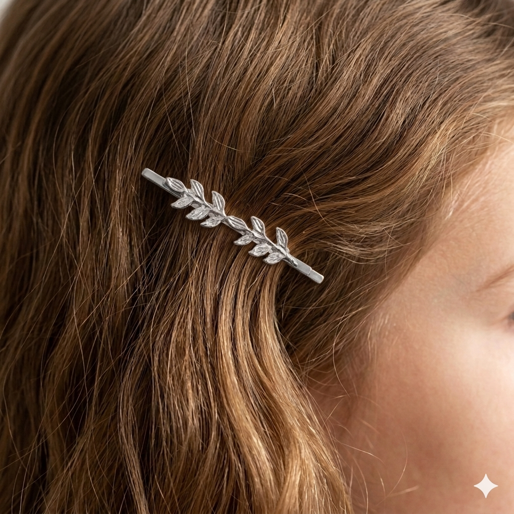 2Pcs Metal Hair Barrette Clips for Women and Girls, Elegant Hair Accessories for Daily Wear, Parties, and Special Occasions