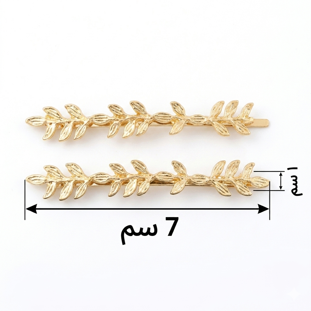 2Pcs Metal Hair Barrette Clips for Women and Girls, Elegant Hair Accessories for Daily Wear, Parties, and Special Occasions