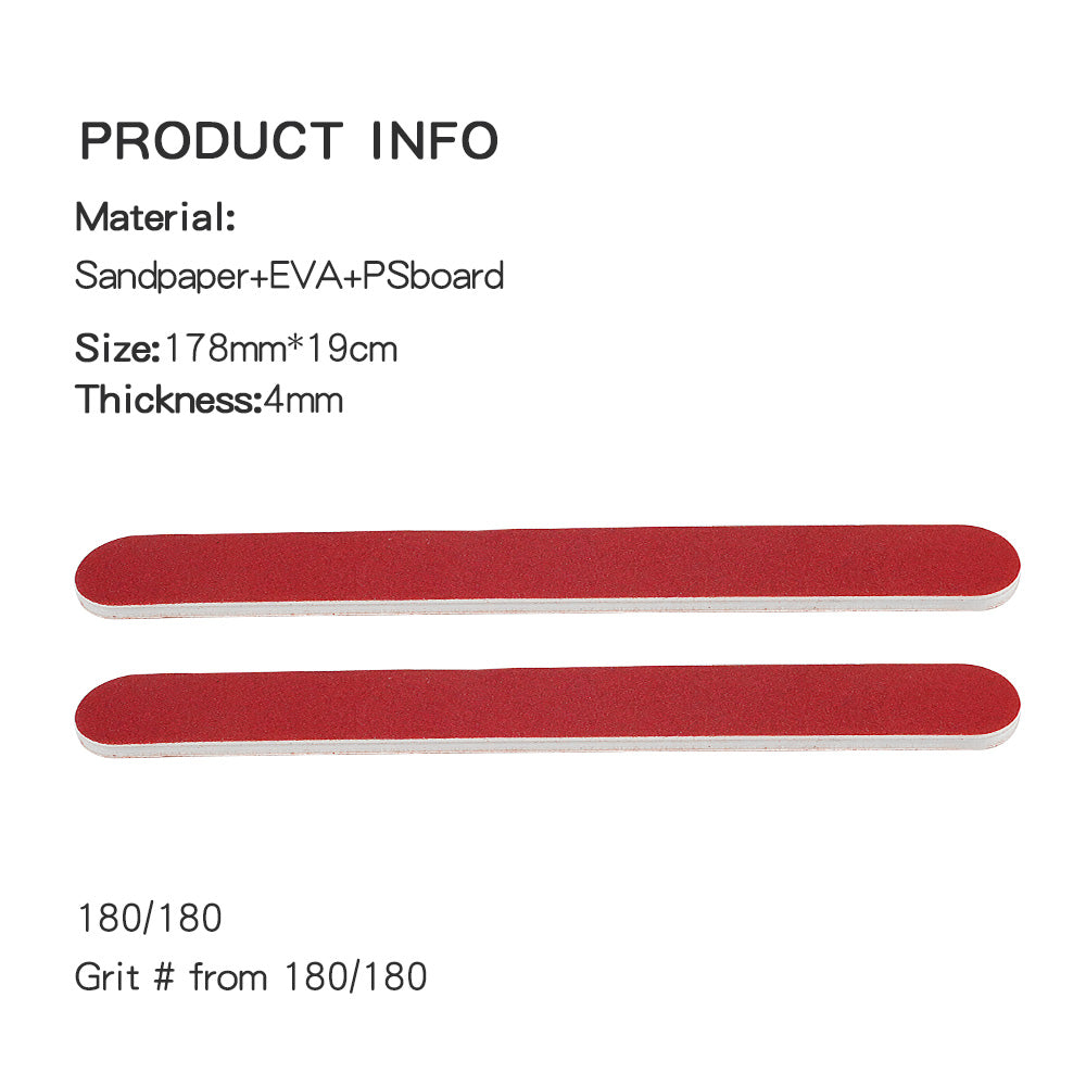 7AGAT professional nail file set with durable emery boards for manicure and pedicure, ideal for home and salon nail shaping.
