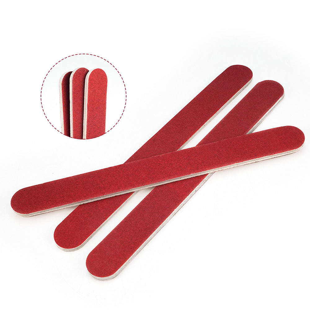 7AGAT nail file set with professional emery boards for manicure and pedicure, durable nail shaping tools for home or salon use