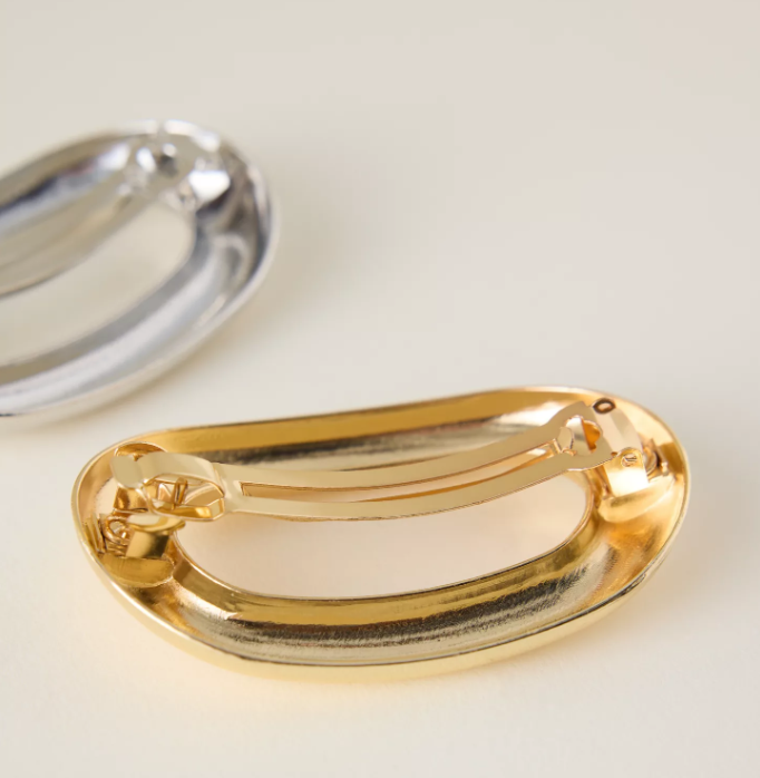 2Pcs Metal Hair Barrette Clips for Women and Girls, Elegant Hair Accessories for Daily Wear, Parties, and Special Occasions