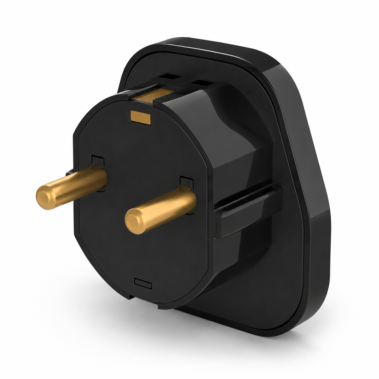 White iLOCK Slim Universal Plug Adapter by 7AGAT with multi-standard sockets, 16A, 250V, compact travel power converter.