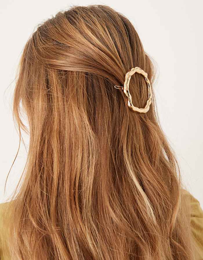 2Pcs Metal Hair Barrette Clips for Women and Girls, Elegant Hair Accessories for Daily Wear, Parties, and Special Occasions