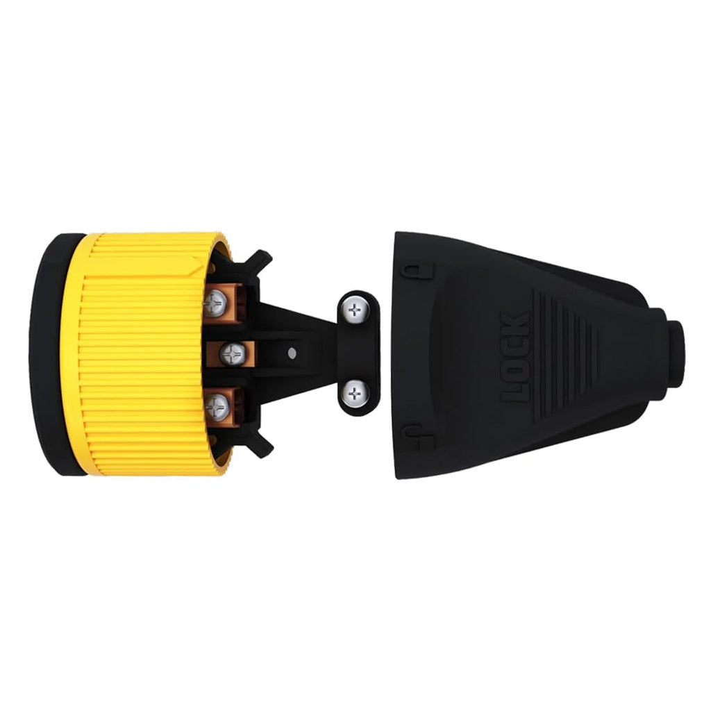 7AGAT iLOCK female electrical socket with safety lock, 3500W, 16A, 250V, rewirable cable end connector for home and office