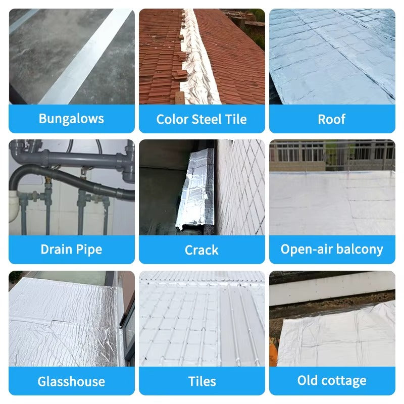 7AGAT waterproof butyl tape with heat insulation, heavy-duty self-adhesive leak repair and weatherproof sealing tool.