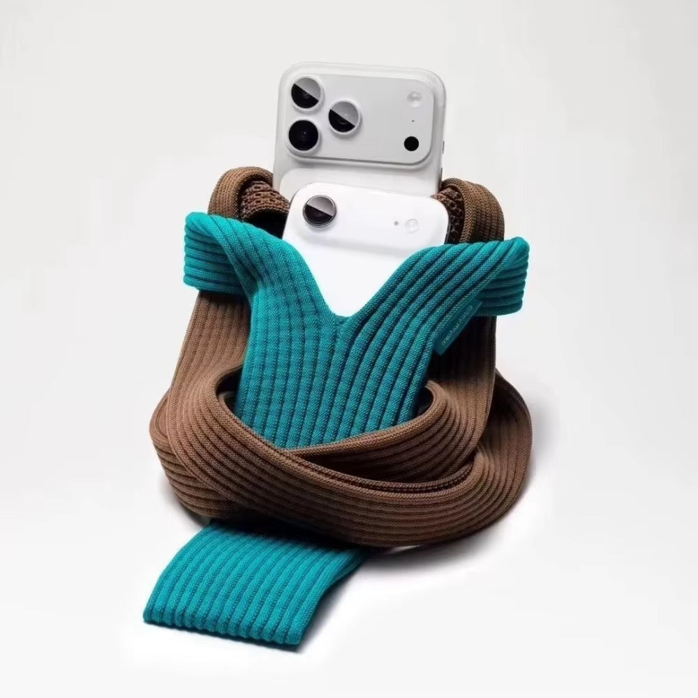 7AGAT Universal Phone Pocket Strap, 80cm hands-free lanyard with crossbody and neck carry for smartphones.