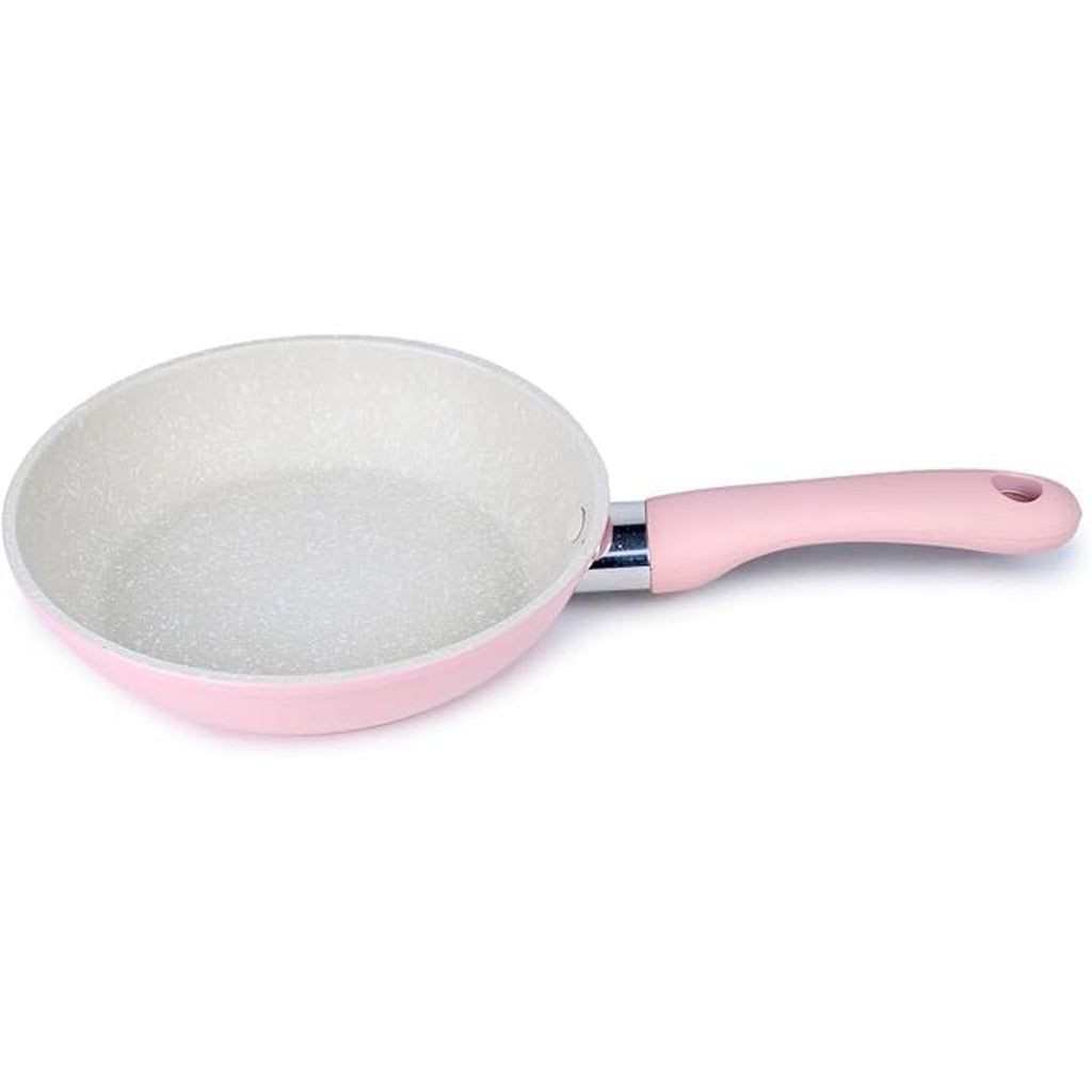 7AGAT mini granite frying pan with non-stick surface, scratch-resistant, heavy-duty, compact pot for frying and sautéing.